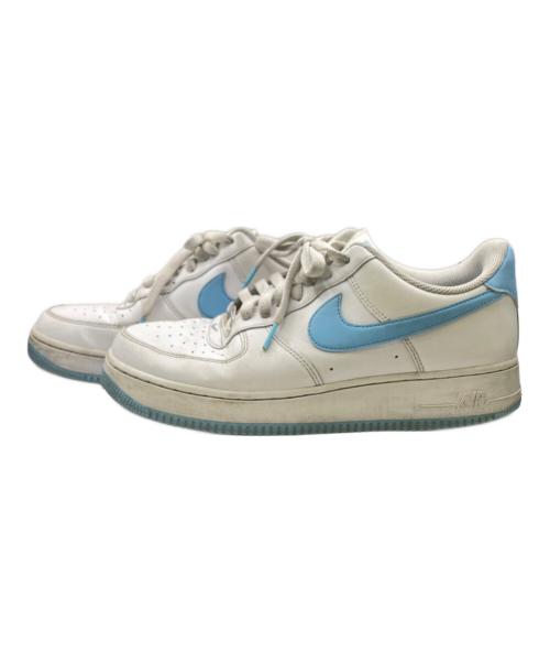 NIKE（ナイキ）NIKE (ナイキ) AIR FORCE 1 07 ブルー×ホワイト サイズ:27.5の古着・服飾アイテム