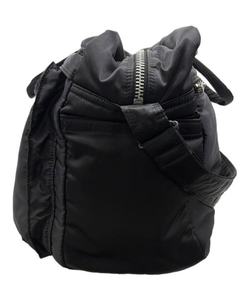 PORTER（ポーター）PORTER (ポーター) 2WAYボストンバッグ ブラック×オレンジの古着・服飾アイテム