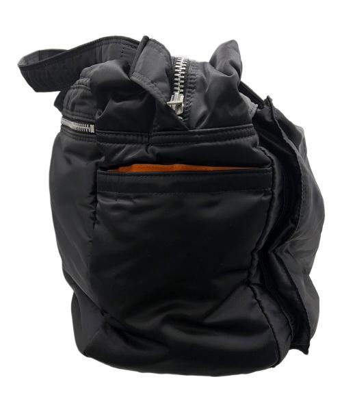 PORTER（ポーター）PORTER (ポーター) 2WAYボストンバッグ ブラック×オレンジの古着・服飾アイテム