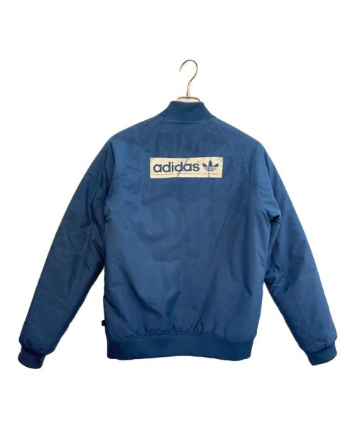 adidas（アディダス）adidas (アディダス) 中綿ジャケット ブルー サイズ:Sの古着・服飾アイテム