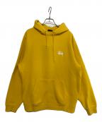 stussyステューシー）の古着「パーカー」｜イエロー