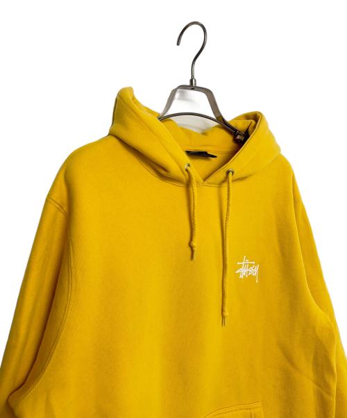 stussy（ステューシー）stussy (ステューシー) パーカー イエロー サイズ:Sの古着・服飾アイテム