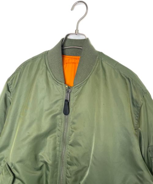 ALPHA（アルファ）ALPHA (アルファ) ALPHA アルファ MA-1 フライトジャケット オリーブ サイズ:Lの古着・服飾アイテム