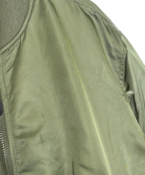 ALPHA（アルファ）ALPHA (アルファ) ALPHA アルファ MA-1 フライトジャケット オリーブ サイズ:Lの古着・服飾アイテム
