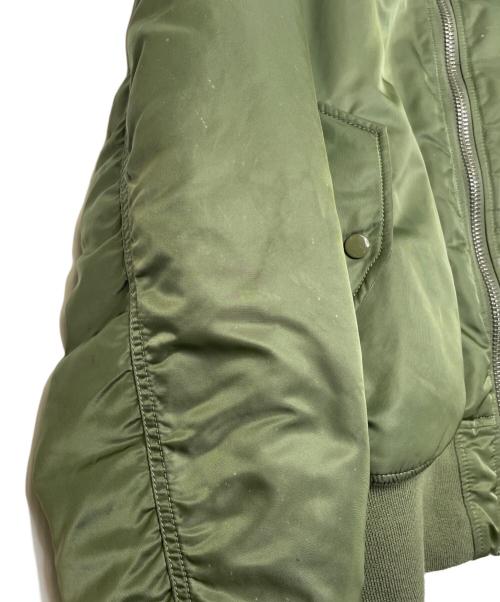 ALPHA（アルファ）ALPHA (アルファ) ALPHA アルファ MA-1 フライトジャケット オリーブ サイズ:Lの古着・服飾アイテム