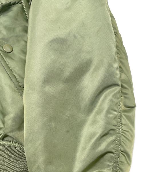 ALPHA（アルファ）ALPHA (アルファ) ALPHA アルファ MA-1 フライトジャケット オリーブ サイズ:Lの古着・服飾アイテム