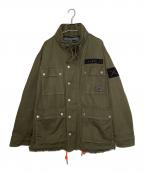 DIESELディーゼル）の古着「DIESEL ディーゼル J-TOUCHA-SI DIESEL 78 M-65 ミリタリージャケット」｜オリーブ
