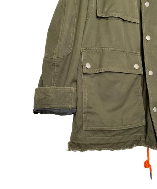 DIESEL（ディーゼル）DIESEL (ディーゼル) DIESEL ディーゼル J-TOUCHA-SI DIESEL 78 M-65 ミリタリージャケット オリーブ サイズ:不明（XL相当）の古着・服飾アイテム