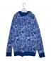stussy (ステューシー) STUSSY ステューシー WORLD TOUR Graffiti ワールドツアー グラフィティー ジップ パーカー ブルー サイズ:XL：8000円