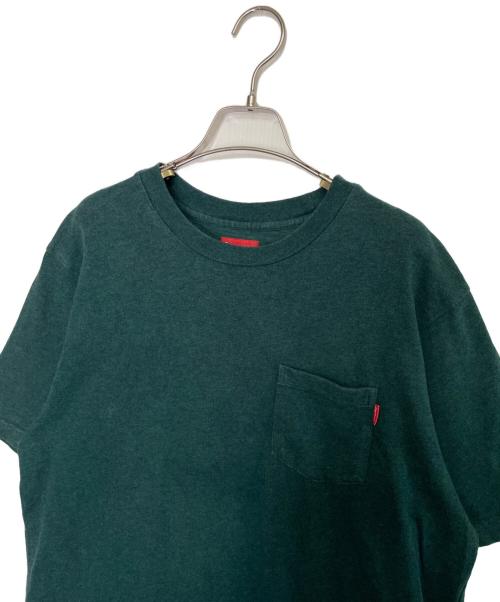 SUPREME（シュプリーム）SUPREME (シュプリーム) SUPREME シュプリーム S/S Pocket Tee ポケット Tシャツ ポケティー グリーン サイズ:Lの古着・服飾アイテム
