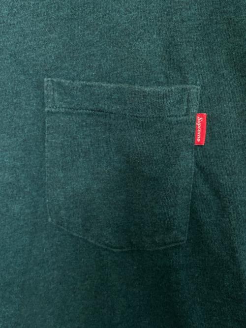 SUPREME（シュプリーム）SUPREME (シュプリーム) SUPREME シュプリーム S/S Pocket Tee ポケット Tシャツ ポケティー グリーン サイズ:Lの古着・服飾アイテム