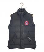 CANADA GOOSEカナダグース）の古着「CANADA GOOSE カナダグース FREESTYLE VEST フリースタイル ベスト ダウンベスト」｜ブラック