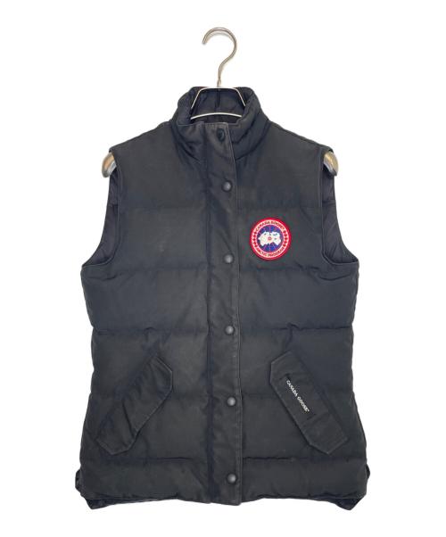 CANADA GOOSE（カナダグース）CANADA GOOSE (カナダグース) CANADA GOOSE カナダグース FREESTYLE VEST フリースタイル ベスト ダウンベスト ブラック サイズ:XSの古着・服飾アイテム