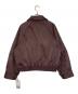 moussy (マウジー) moussy マウジー F/SUEDE GATHER ブルゾン フェイクスエードジャケット ブラウン サイズ:FREE 未使用品：15000円