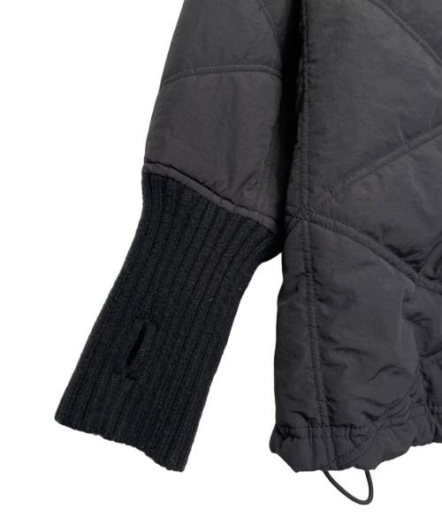 SLY（スライ）SLY (スライ) SLY スライ QUILTING HALF ZIP PULLOVER キルティング ハーフジップ  プルオーバー ブラック サイズ:FREEの古着・服飾アイテム