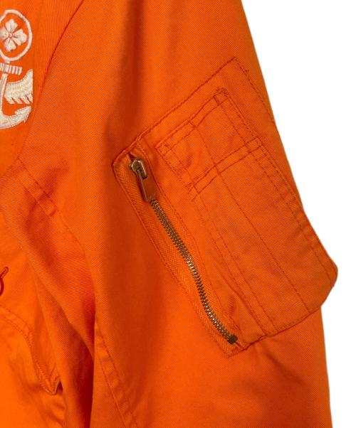 EVISU（エヴィス）EVISU (エヴィス) EVISU エビス エヴィス 山根水軍 タンカース ジャケット オレンジ サイズ:38の古着・服飾アイテム