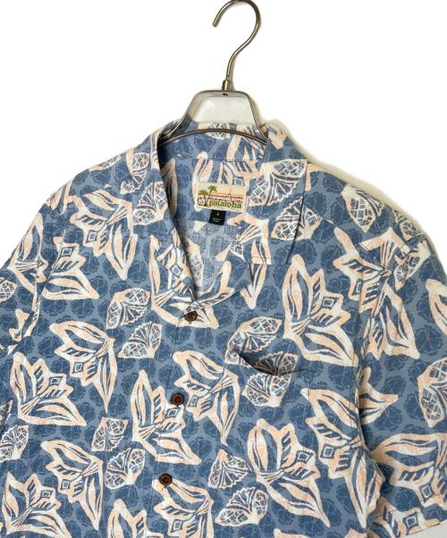 Patagonia（パタゴニア）Patagonia (パタゴニア) Patagonia パタゴニア Pataloha パタロハ 半袖シャツ アロハシャツ 開衿 2020年モデル スカイブルー サイズ:Sの古着・服飾アイテム