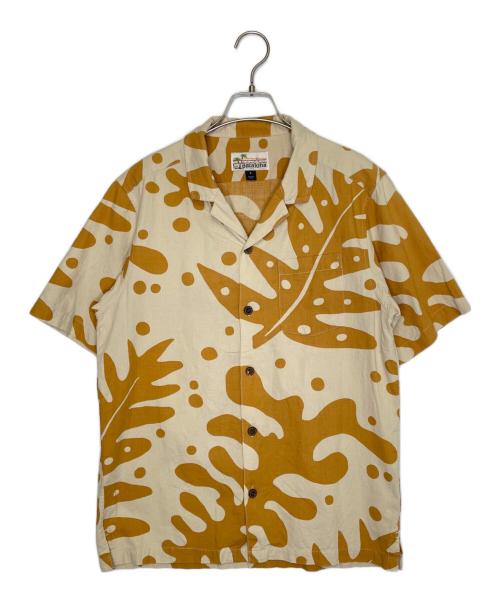 Patagonia（パタゴニア）Patagonia (パタゴニア) Patagonia パタゴニア Pataloha パタロハ 半袖シャツ アロハシャツ 開衿 2017年モデル オレンジ サイズ:Sの古着・服飾アイテム