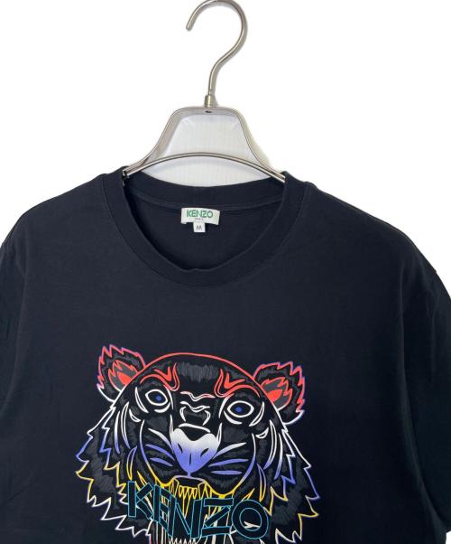 KENZO（ケンゾー）KENZO (ケンゾー) KENZO ケンゾー GRADIENT TIGER グラデーション タイガー 虎 半袖Tシャツ ブラック サイズ:Mの古着・服飾アイテム