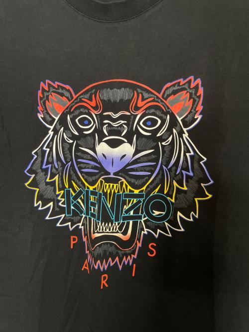 KENZO（ケンゾー）KENZO (ケンゾー) KENZO ケンゾー GRADIENT TIGER グラデーション タイガー 虎 半袖Tシャツ ブラック サイズ:Mの古着・服飾アイテム