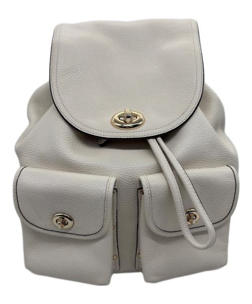 COACH（コーチ）COACH (コーチ) リュック ホワイトの古着・服飾アイテム
