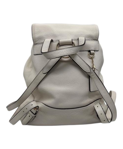 COACH（コーチ）COACH (コーチ) リュック ホワイトの古着・服飾アイテム