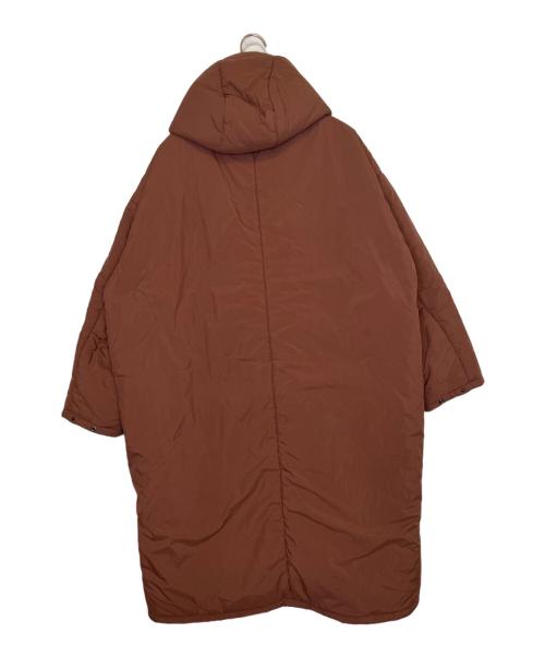 CITEN（シテン）CITEN (シテン) CITEN シテン リボンフロントパフコート 中綿 ロングコート ブラウン ブラウン サイズ:FREEの古着・服飾アイテム
