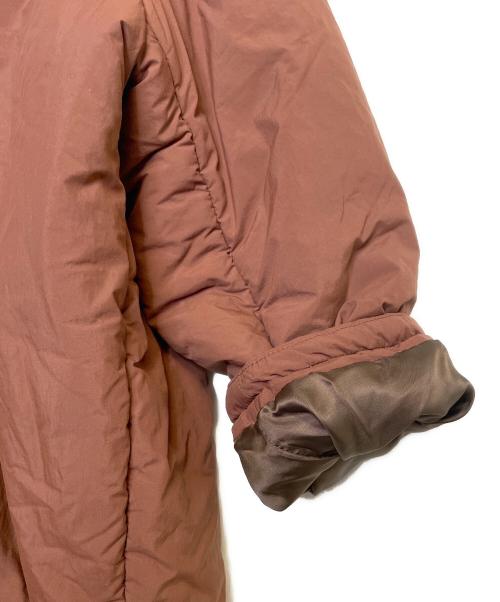 CITEN（シテン）CITEN (シテン) CITEN シテン リボンフロントパフコート 中綿 ロングコート ブラウン ブラウン サイズ:FREEの古着・服飾アイテム