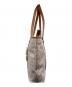 MICHAEL KORS (マイケルコース) MICHAEL KORS マイケルコース SADY サディ MKシグネチャー トップジップ トートバッグ ラージ ブラウン×ホワイト：8000円