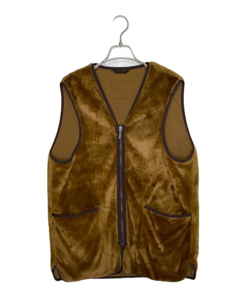 Barbour（バブアー）Barbour (バブアー) Barbour バブアー SL FUR LINER ジップイン ファーライナー ベスト ブラウン ブラウン サイズ:42の古着・服飾アイテム