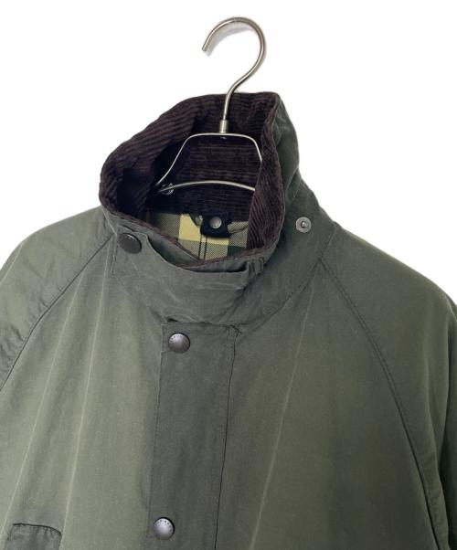 Barbour（バブアー）Barbour (バブアー) Barbour バブアー ピーチスキン WASHED BEDALE SL ウォッシュド ビデイル スリムフィット オイルドジャケット グリーン サイズ:42の古着・服飾アイテム