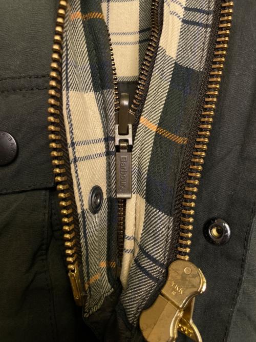 Barbour（バブアー）Barbour (バブアー) Barbour バブアー ピーチスキン WASHED BEDALE SL ウォッシュド ビデイル スリムフィット オイルドジャケット グリーン サイズ:42の古着・服飾アイテム