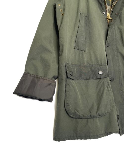 Barbour（バブアー）Barbour (バブアー) Barbour バブアー ピーチスキン WASHED BEDALE SL ウォッシュド ビデイル スリムフィット オイルドジャケット グリーン サイズ:42の古着・服飾アイテム