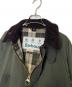 中古・古着 Barbour (バブアー) Barbour バブアー ピーチスキン WASHED BEDALE SL ウォッシュド ビデイル スリムフィット オイルドジャケット グリーン サイズ:42：25000円