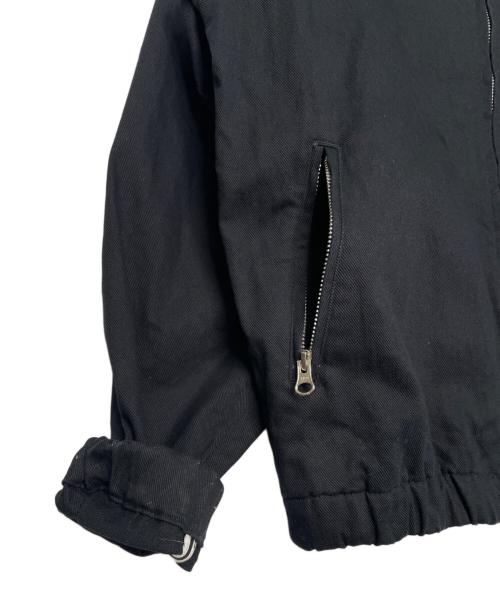 NIKE SB（ナイキエスビー）NIKE SB (ナイキエスビー) NIKE SB LIGHT ナイキエスビー WEIGHT SKATEBOARD JACKET ワンポイント スウォッシュロゴ スイングトップジャケット ブルゾン ブラック×ホワイト サイズ:Sの古着・服飾アイテム
