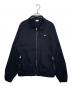 NIKE SB（ナイキエスビー）の古着「NIKE SB LIGHT ナイキエスビー WEIGHT SKATEBOARD JACKET ワンポイント スウォッシュロゴ スイングトップジャケット ブルゾン」｜ブラック×ホワイト