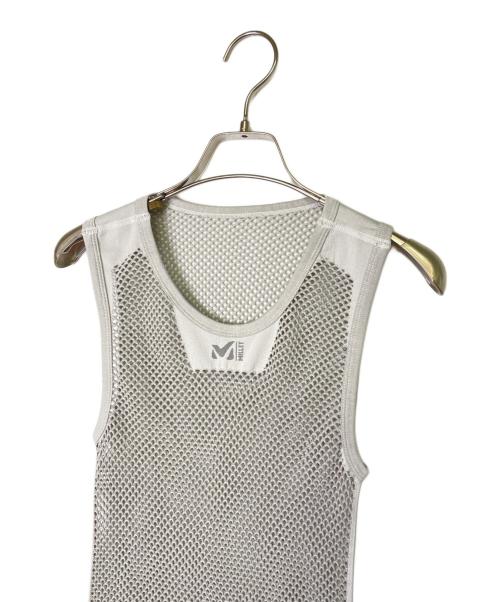 MILLET（ミレー）MILLET (ミレー) MILLET ミレー DRYNAMIC MESH NS CREW ドライナミック メッシュ ノースリーブ インナー ベースレイヤー グレー グレー サイズ:L-XLの古着・服飾アイテム