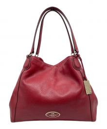 COACH（コーチ）の古着「COACH コーチ ホーボー Edie Shoulder Bag イーディー ショルダーバッグ トートバッグ レッド」｜レッド
