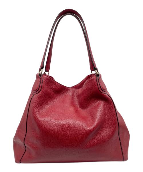 COACH（コーチ）COACH (コーチ) COACH コーチ ホーボー Edie Shoulder Bag イーディー ショルダーバッグ トートバッグ レッド レッドの古着・服飾アイテム