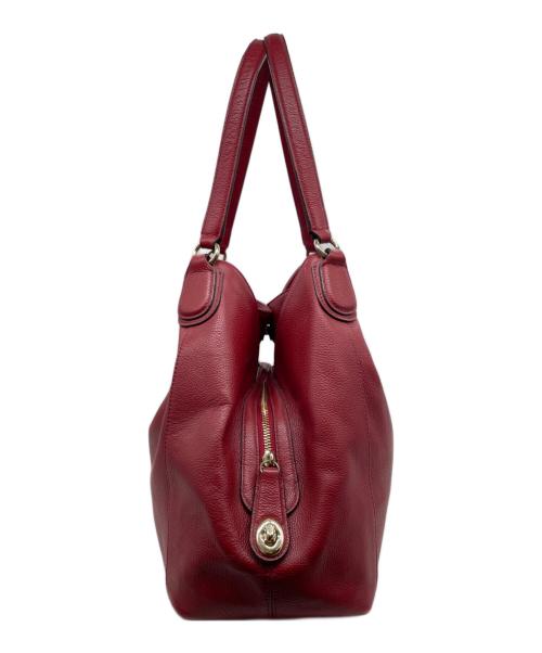 COACH（コーチ）COACH (コーチ) COACH コーチ ホーボー Edie Shoulder Bag イーディー ショルダーバッグ トートバッグ レッド レッドの古着・服飾アイテム