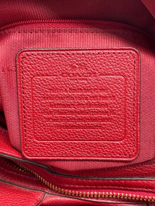 COACH（コーチ）COACH (コーチ) COACH コーチ ホーボー Edie Shoulder Bag イーディー ショルダーバッグ トートバッグ レッド レッドの古着・服飾アイテム