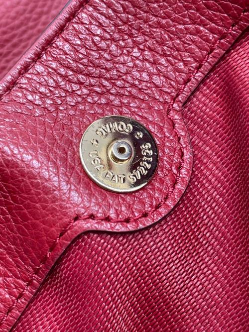 COACH（コーチ）COACH (コーチ) COACH コーチ ホーボー Edie Shoulder Bag イーディー ショルダーバッグ トートバッグ レッド レッドの古着・服飾アイテム