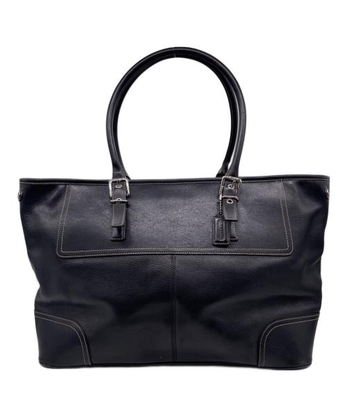 COACH（コーチ）COACH (コーチ) COACH コーチ 5131 ハンプトンズ レザー ラージ トートバッグ ブラックの古着・服飾アイテム