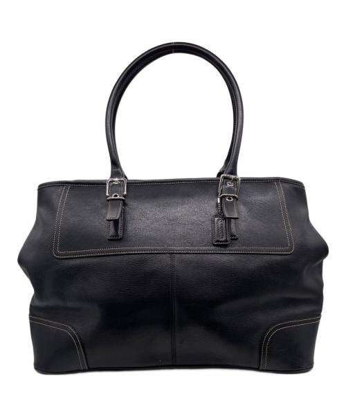 COACH（コーチ）COACH (コーチ) COACH コーチ 5131 ハンプトンズ レザー ラージ トートバッグ ブラックの古着・服飾アイテム