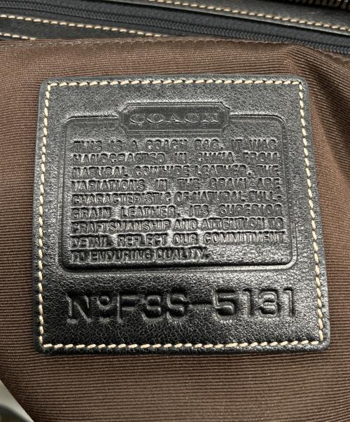 COACH（コーチ）COACH (コーチ) COACH コーチ 5131 ハンプトンズ レザー ラージ トートバッグ ブラックの古着・服飾アイテム