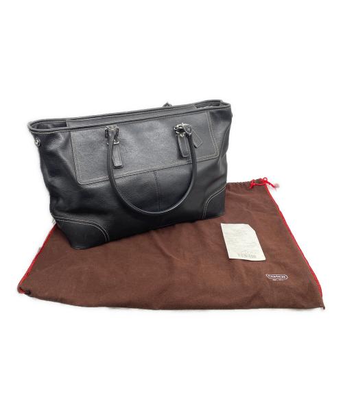 COACH（コーチ）COACH (コーチ) COACH コーチ 5131 ハンプトンズ レザー ラージ トートバッグ ブラックの古着・服飾アイテム