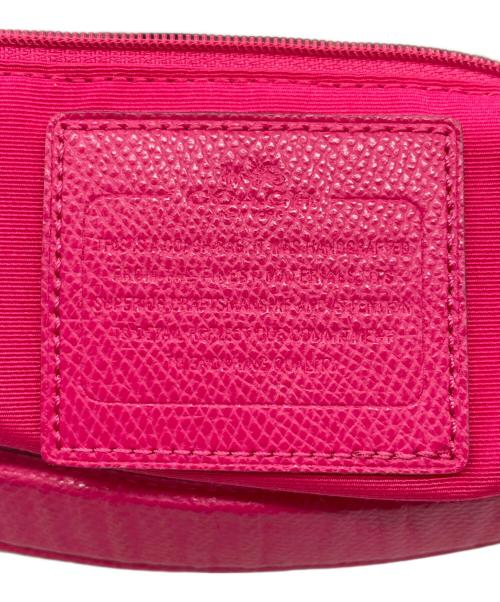 COACH（コーチ）COACH (コーチ) COACH コーチ シグネチャー セレスト コンバーチブル ホーボー 2WAY ショルダーバッグ ハンドバッグ ピンク ブラウンの古着・服飾アイテム