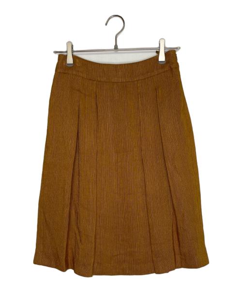 MaxMara（マックスマーラ）MaxMara (マックスマーラ) MaxMara マックスマーラ 銀タグ OTS期 2ボタン リネンブレンド スカートセットアップ スカートスーツ イエロー サイズ:38 未使用品の古着・服飾アイテム