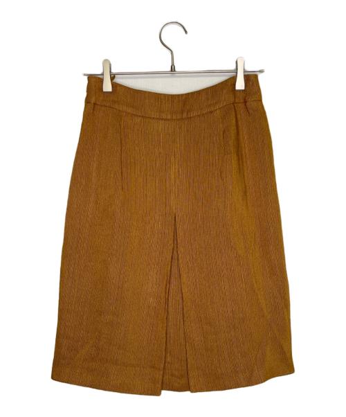 MaxMara（マックスマーラ）MaxMara (マックスマーラ) MaxMara マックスマーラ 銀タグ OTS期 2ボタン リネンブレンド スカートセットアップ スカートスーツ イエロー サイズ:38 未使用品の古着・服飾アイテム