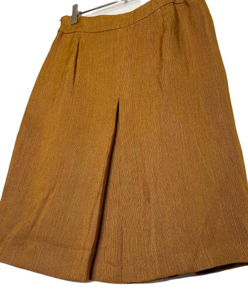 MaxMara（マックスマーラ）MaxMara (マックスマーラ) MaxMara マックスマーラ 銀タグ OTS期 2ボタン リネンブレンド スカートセットアップ スカートスーツ イエロー サイズ:38 未使用品の古着・服飾アイテム